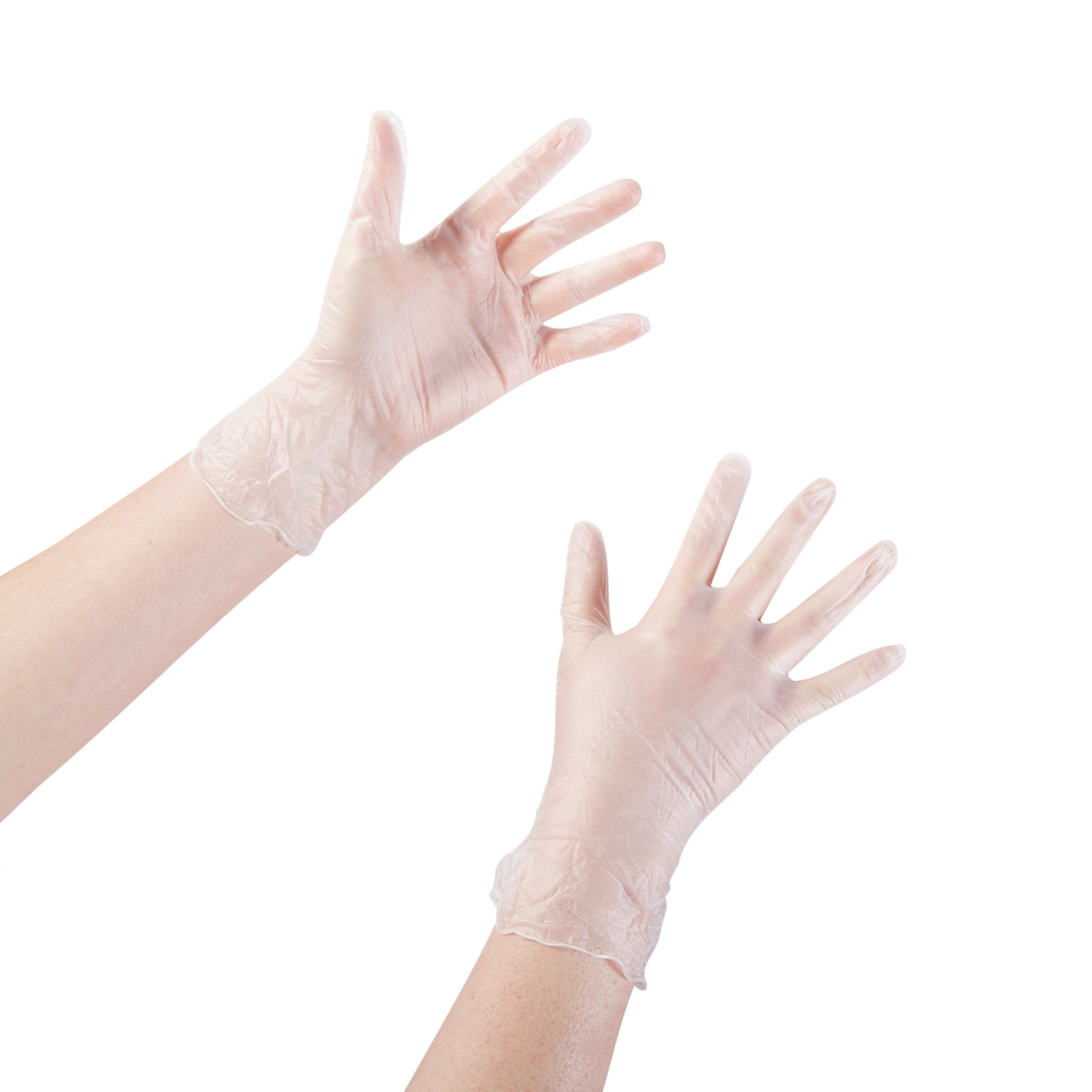 Exam Glove McKesson Small NonSterile Vinyl Standard Cuff Length Smooth Clear Not Rated | 10Box/Case