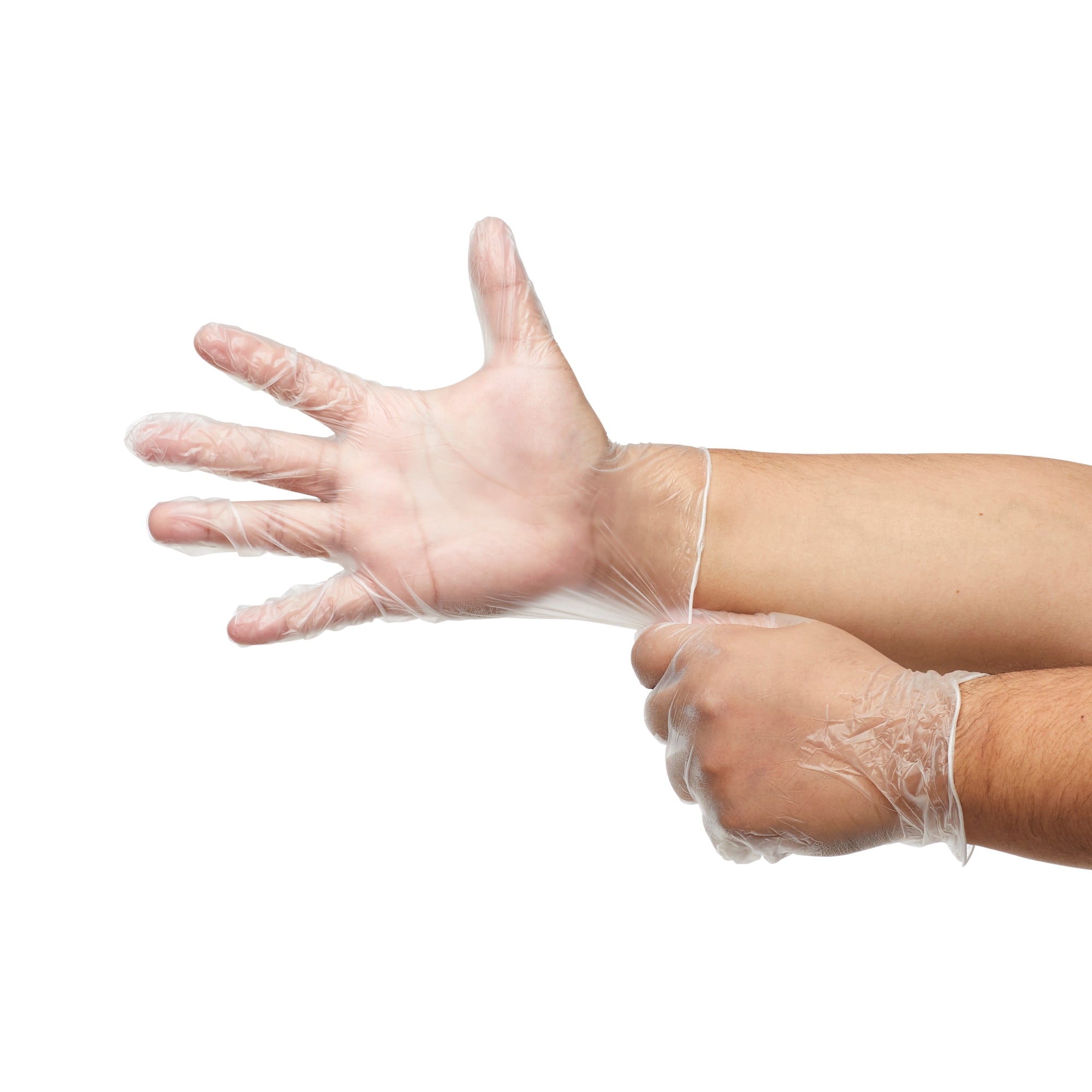Exam Glove McKesson X-Large NonSterile Vinyl Standard Cuff Length Smooth Clear Not Rated | 10Box/Case
