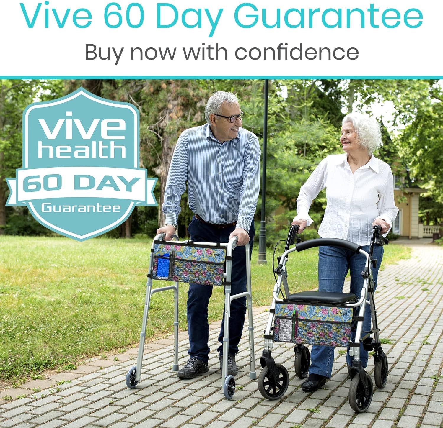 Walker Bag   Accessories Wheelchair Basket Pouch (Water Resistant)   Seniors Caddy Accessory Attachment for Folding, Rolling Walkers   Carry Storage Carrier Tote   Lightweight, Universal Size