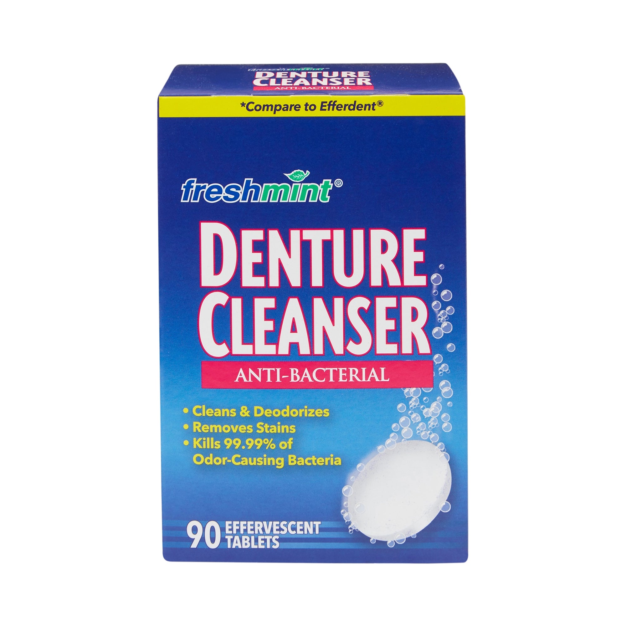 Denture Cleaner Freshmint Mint Flavor, Packaging Type- Case