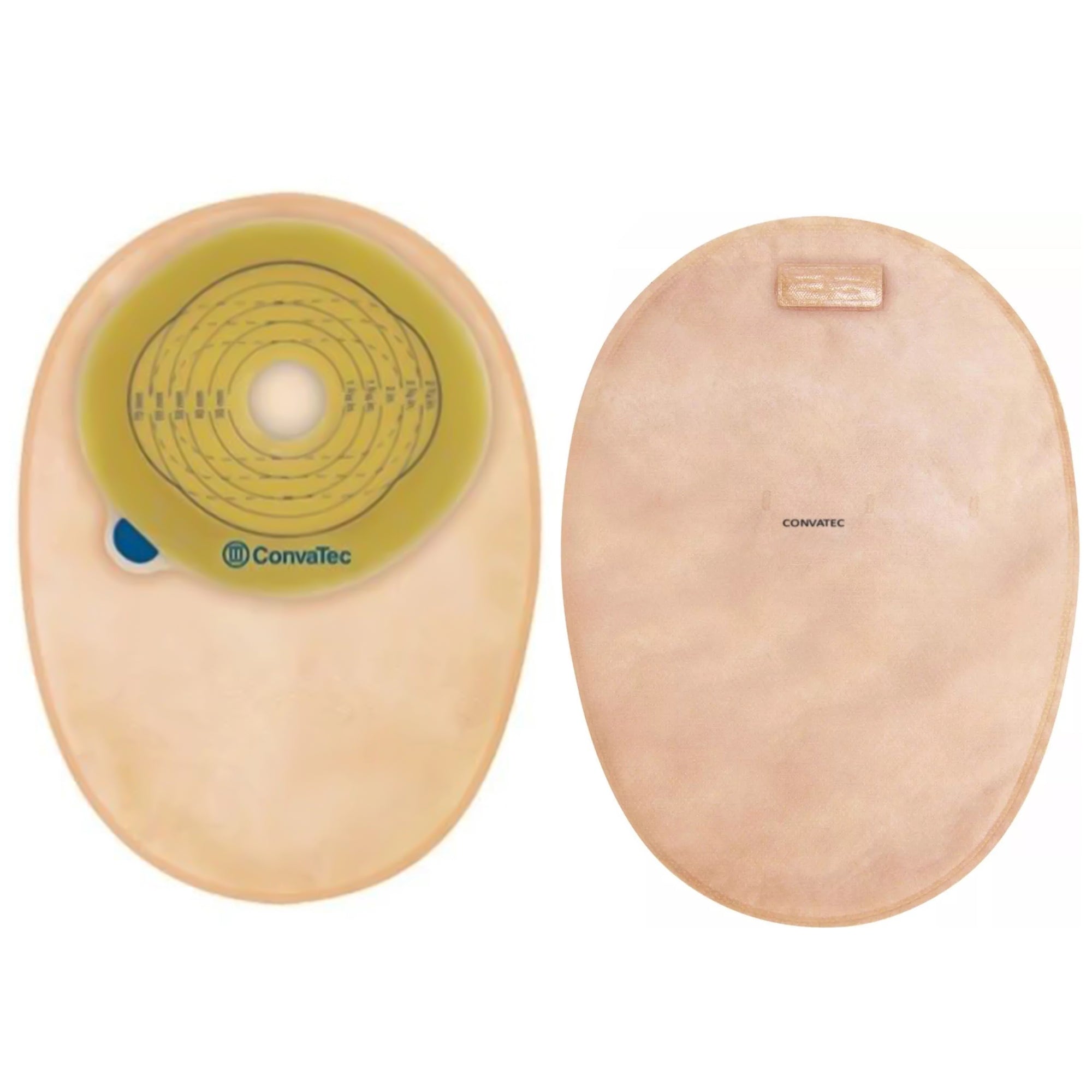 Ostomy Pouch Esteem+ One-Piece System 8 Inch Length Pre-Cut 1 Inch Stoma Closed End,Packaging Type- Box