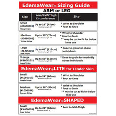 Compression Stockinette EdemaWear X-Large White Foot to Groin, Packaging Type- Box