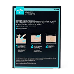 Foam Dressing Optifoam Gentle 7 X 8 Inch With Border Waterproof Backing Silicone Border Sacral Sterile,Packaging Type- Box