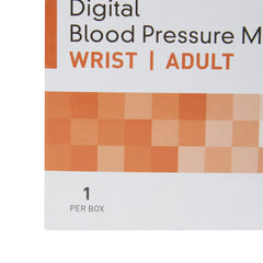 McKesson Wrist Blood Pressure Monitor – Navy Blue Nylon OSFM Cuff, FSA Eligible | HCPCS A4670