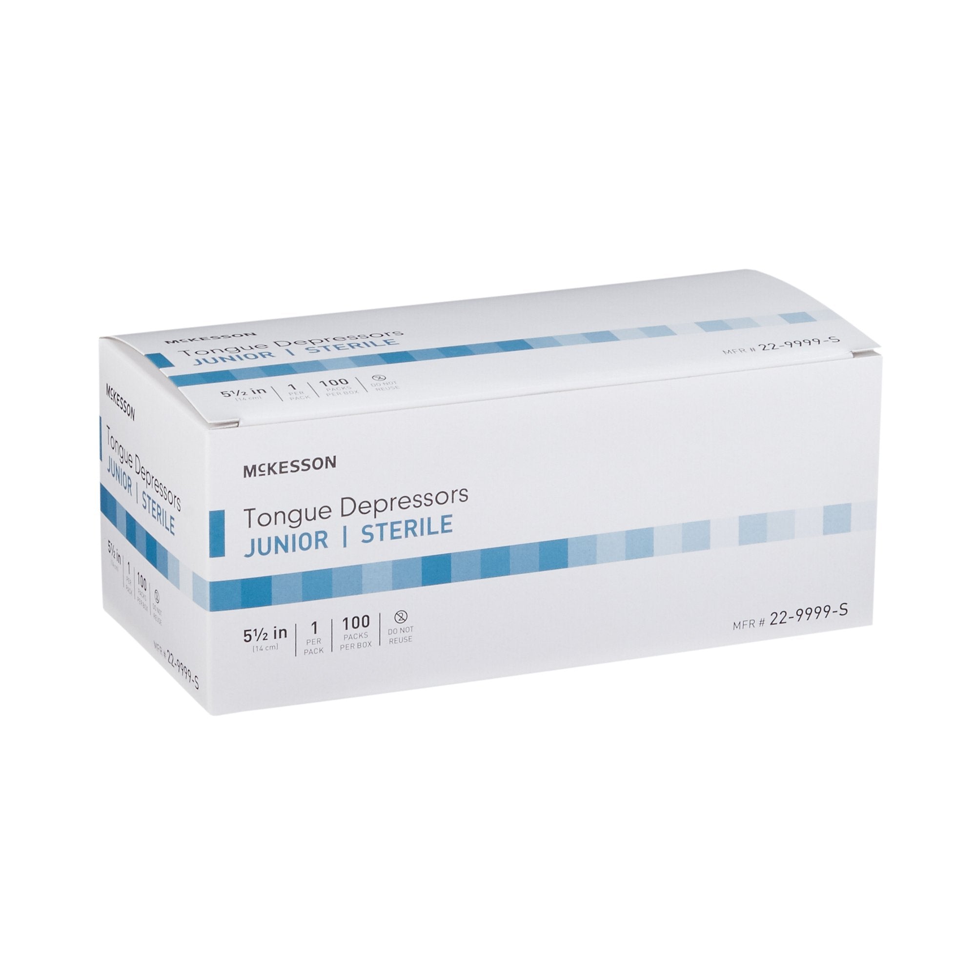 Tongue Depressor McKesson 5-1/2 Inch Length Wood Junior, Packaging Type- Case