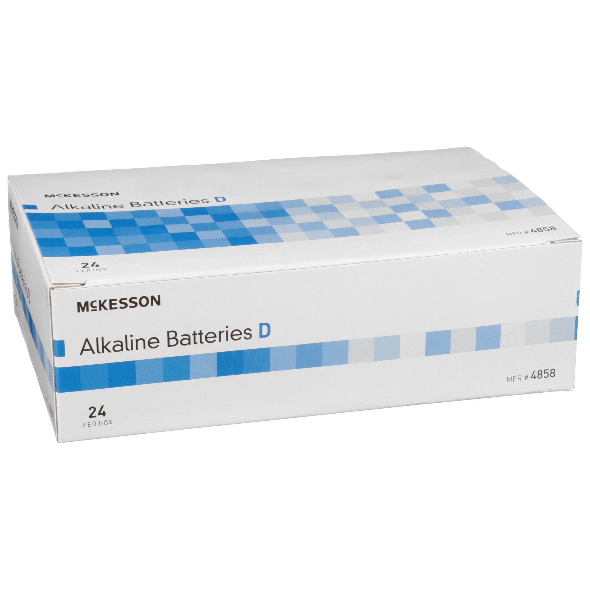 Alkaline Battery McKesson D Cell 1.5V Disposable 24 Pack, Packaging Type- Each