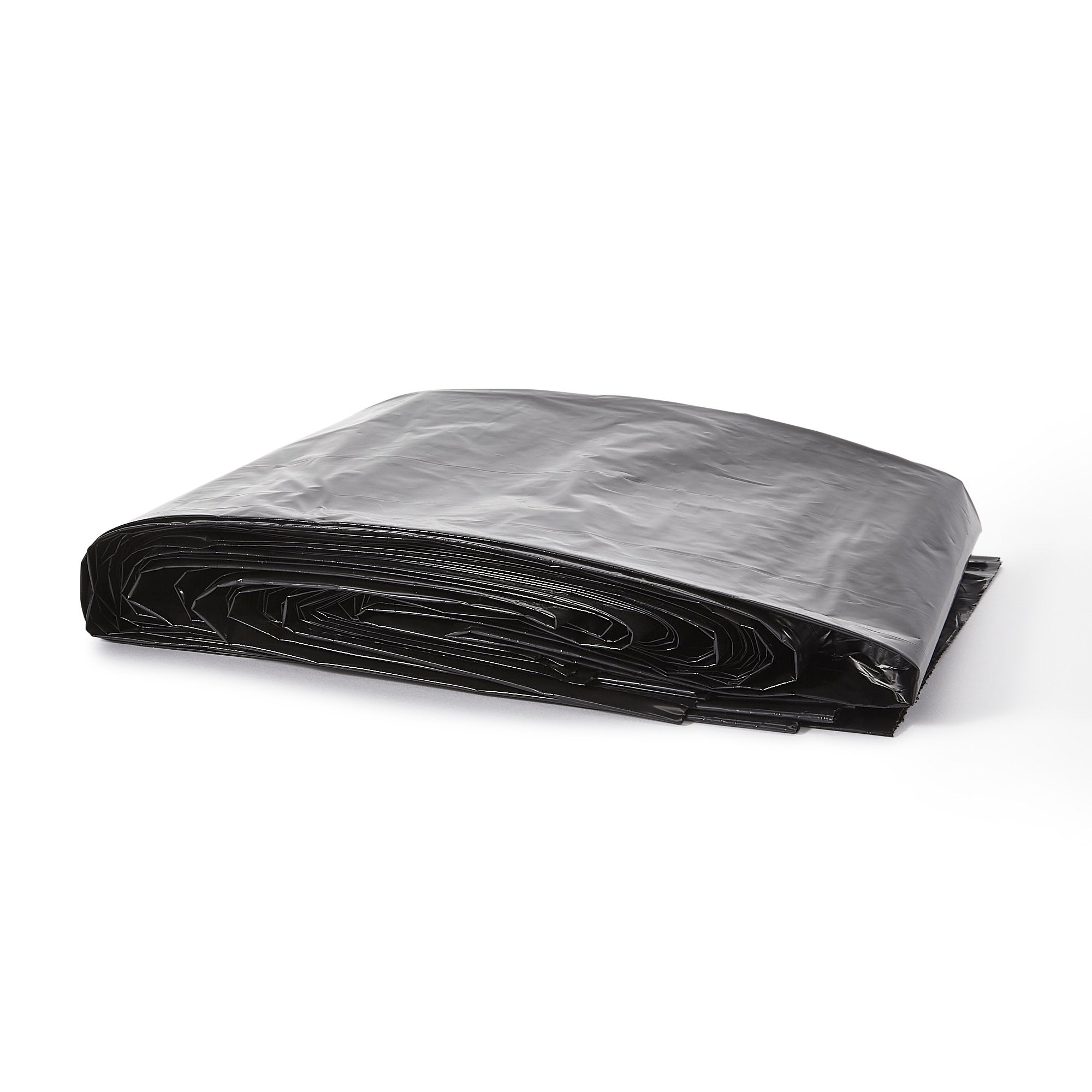 Trash Bag Colonial Bag 60 gal. Black LLDPE 1.8 mil 38 X 58 Inch X-Seal Bottom Flat Pack, Packaging Type- Case