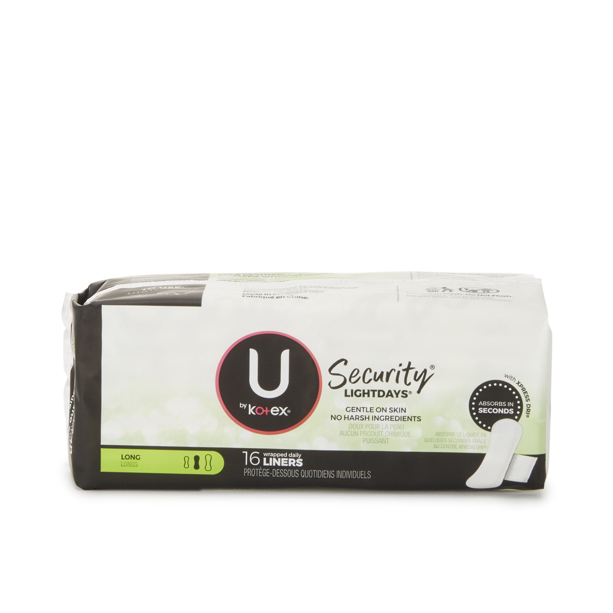 Panty Liner U by Kotex Security Regular Absorbency
