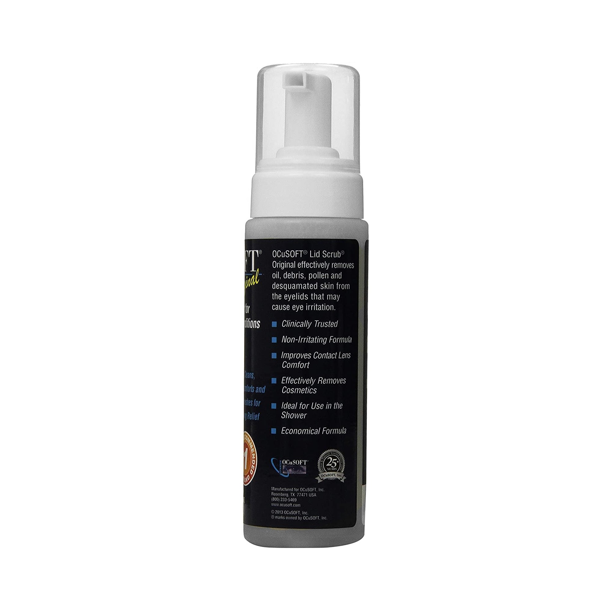 Eyelid Cleanser OCuSOFT Lid Scrub 7.25 oz. Topical Foam,Packaging Type- Each