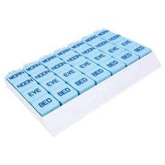 Pill Organizer Medi Tray 7 Day 4 Dose, Packaging Type- Case