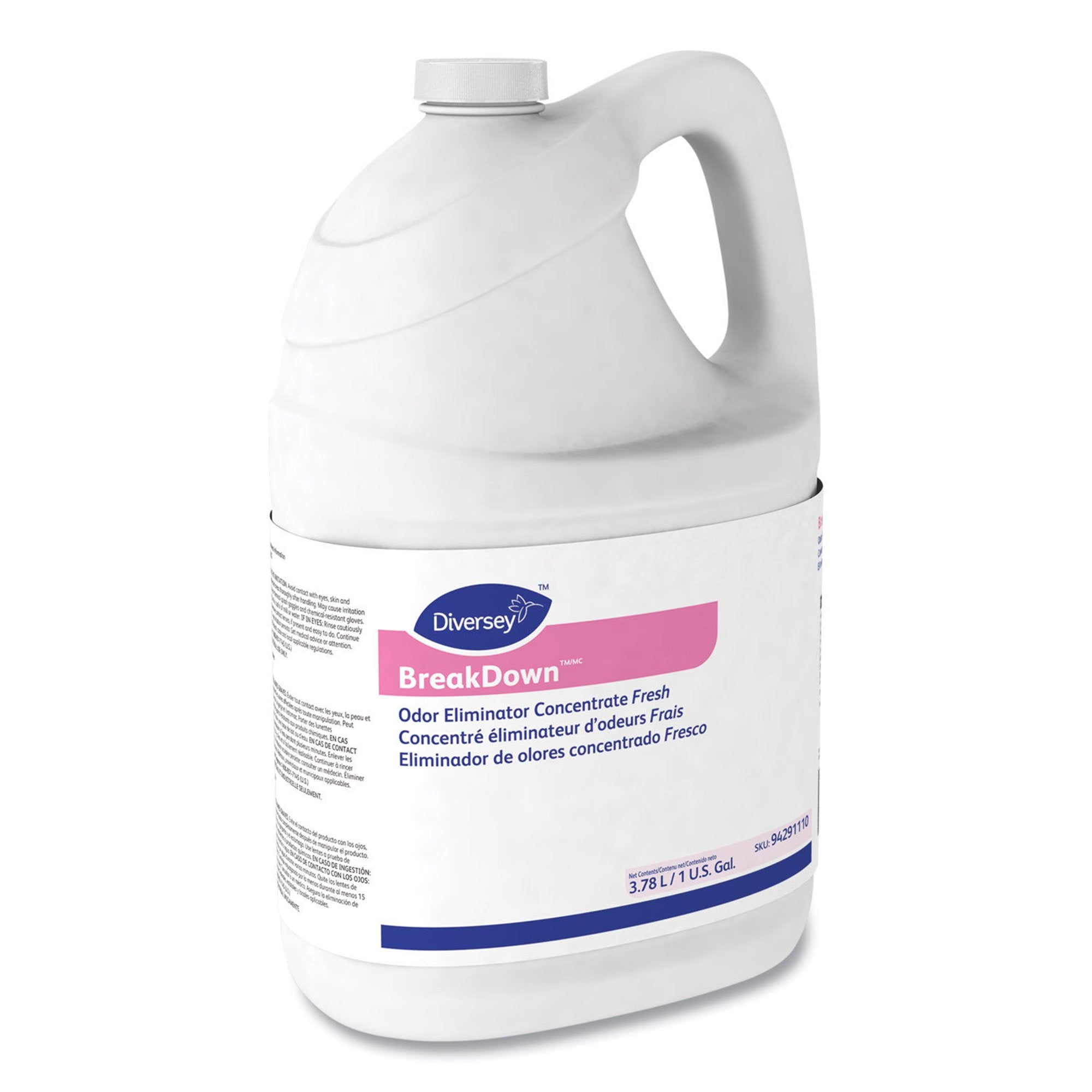 Deodorizer Diversey BreakDown Liquid Concentrate 1 gal. Jug Cherry Almond Scent,Packaging Type- Each