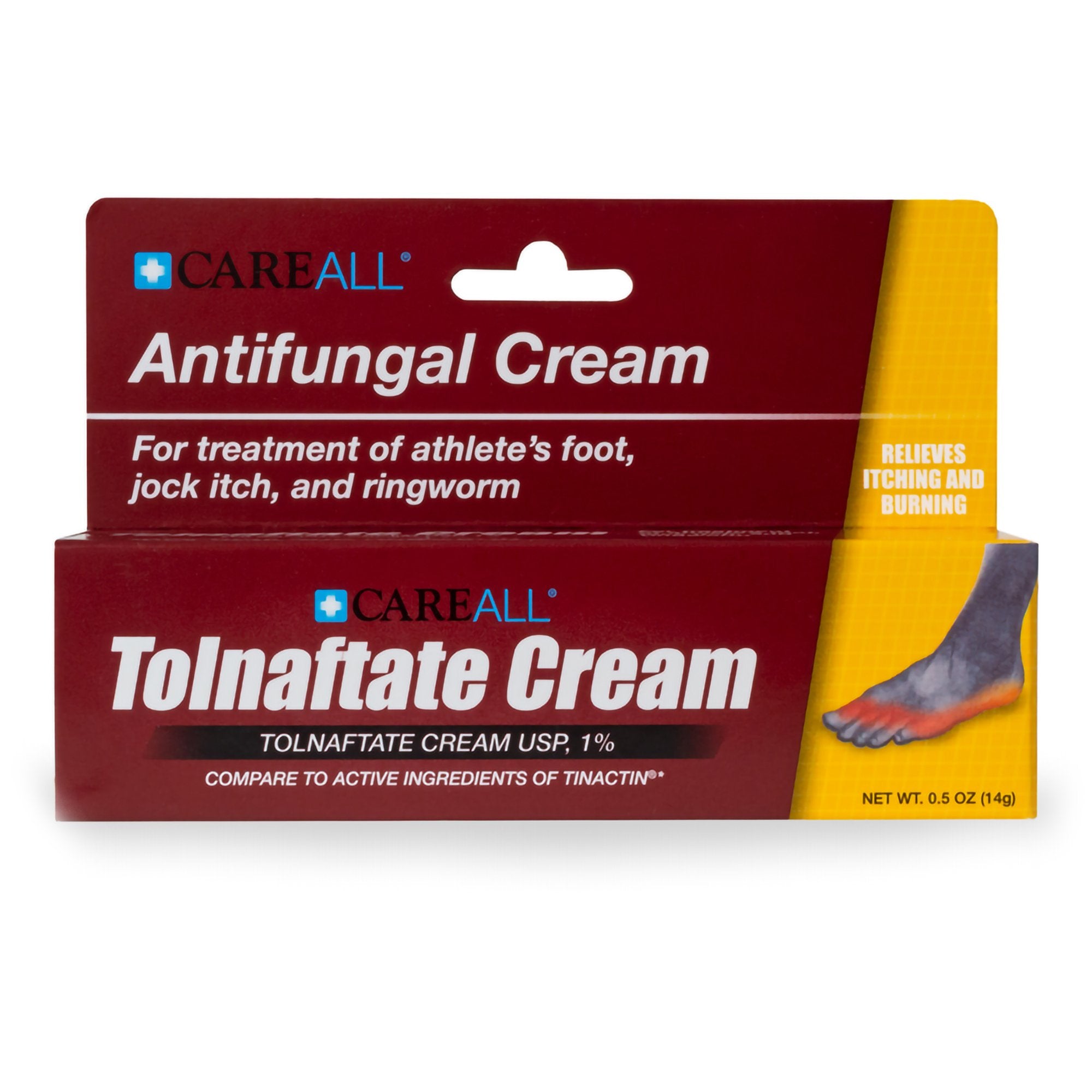 Antifungal CareALL 1% Strength Cream 0.5 oz. Tube, Packaging Type- Case