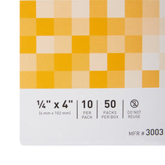 Skin Closure Strip McKesson 1/4 X 4 Inch Nonwoven Material Flexible Strip Tan, Packaging Type- Box