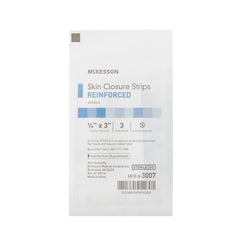 McKesson Skin Closure Strip 1/4 x 3 Inch | Reinforced White