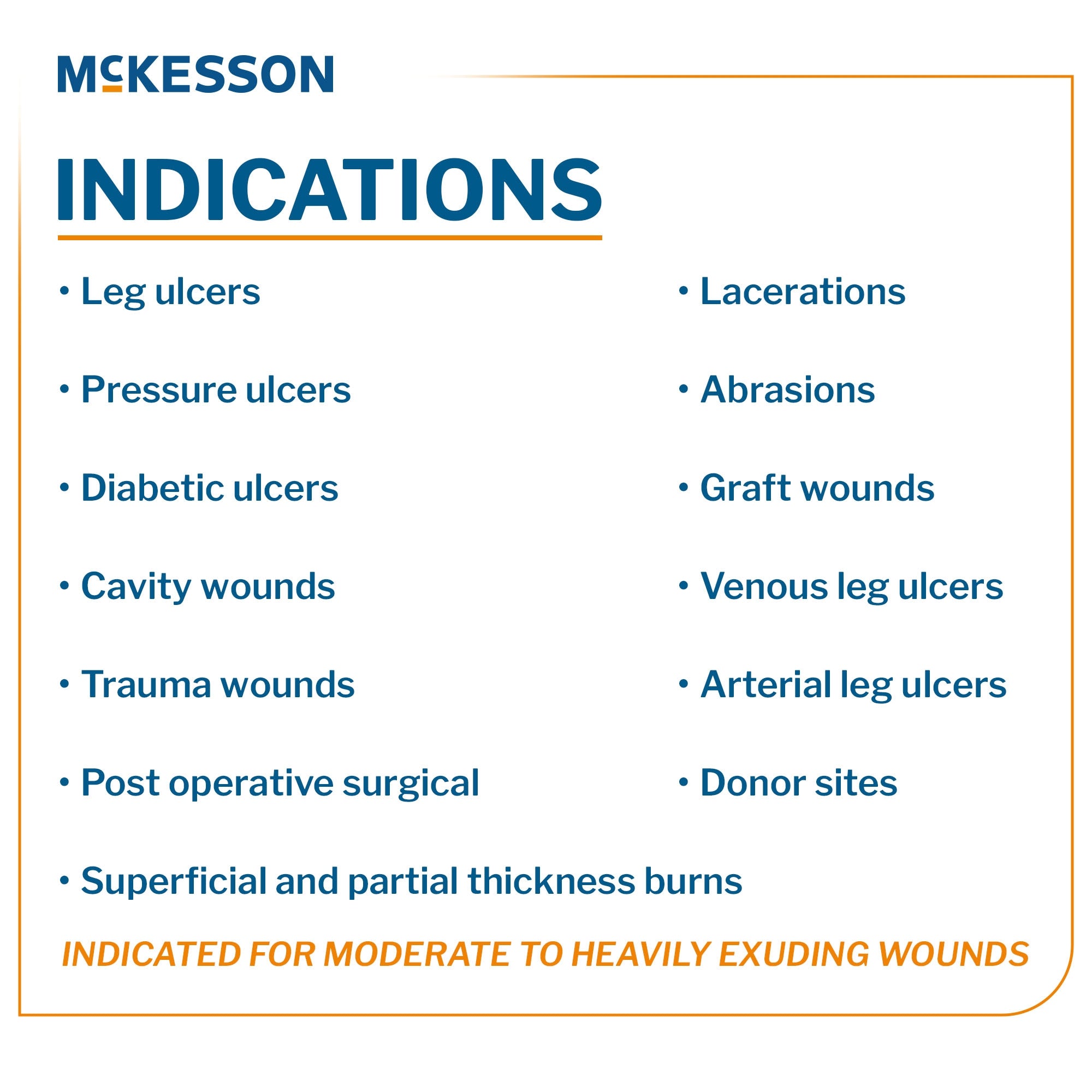 Alginate Dressing McKesson 2 X 2 Inch Square, Packaging Type- Case
