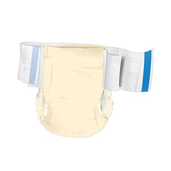 Unisex Adult Incontinence Brief McKesson Ultra Plus Stretch Large / X-Large Disposable Heavy Absorbency, Packaging Type- Case