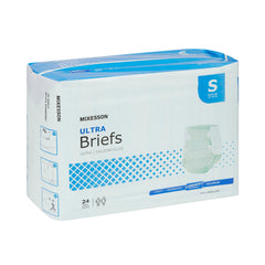 Unisex Adult Incontinence Brief McKesson Ultra Small Disposable Heavy Absorbency, Packaging Type- Case