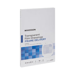 Transparent Film Dressing McKesson 6 X 8 Inch Frame Style Delivery Octagon Sterile,Packaging Type- Box
