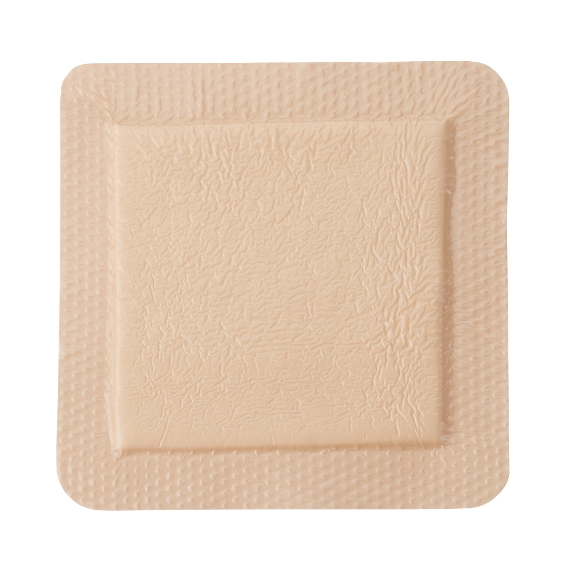 Foam Dressing McKesson 6 X 6 Inch With Border Film Backing Silicone Gel Adhesive Square Sterile,Packaging Type- Box