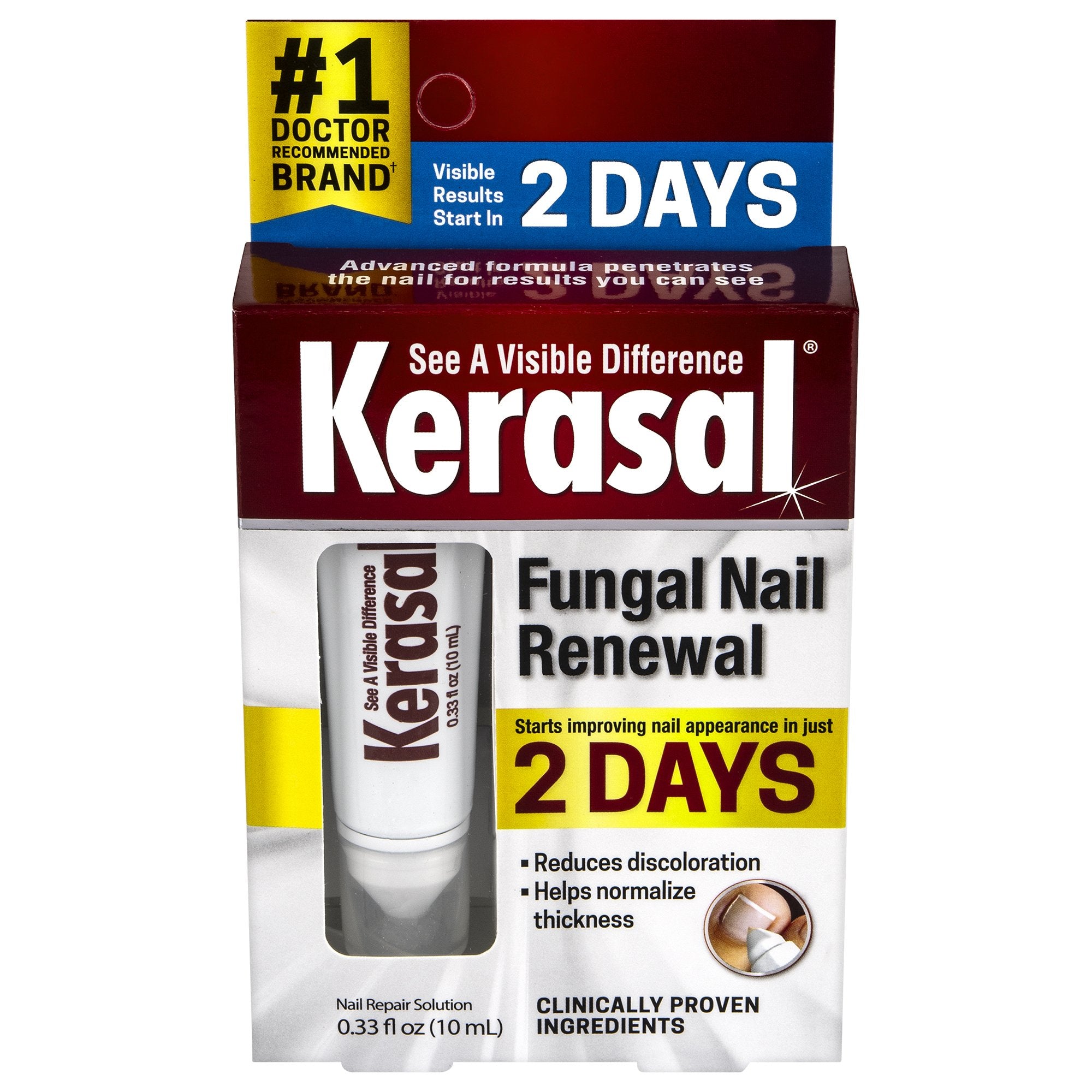 Antifungal Kerasal Fungal Nail Renewal Ointment 10 mL Tube