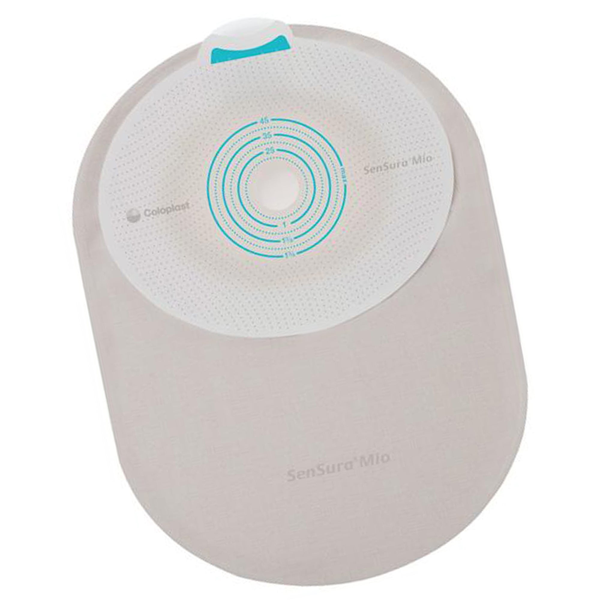 Ostomy Pouch SenSura Mio One-Piece System 8-1/4 Inch Length, Maxi Flat, Trim to Fit 5/8 to 1-3/4 Inch Stoma Closed End | BOX