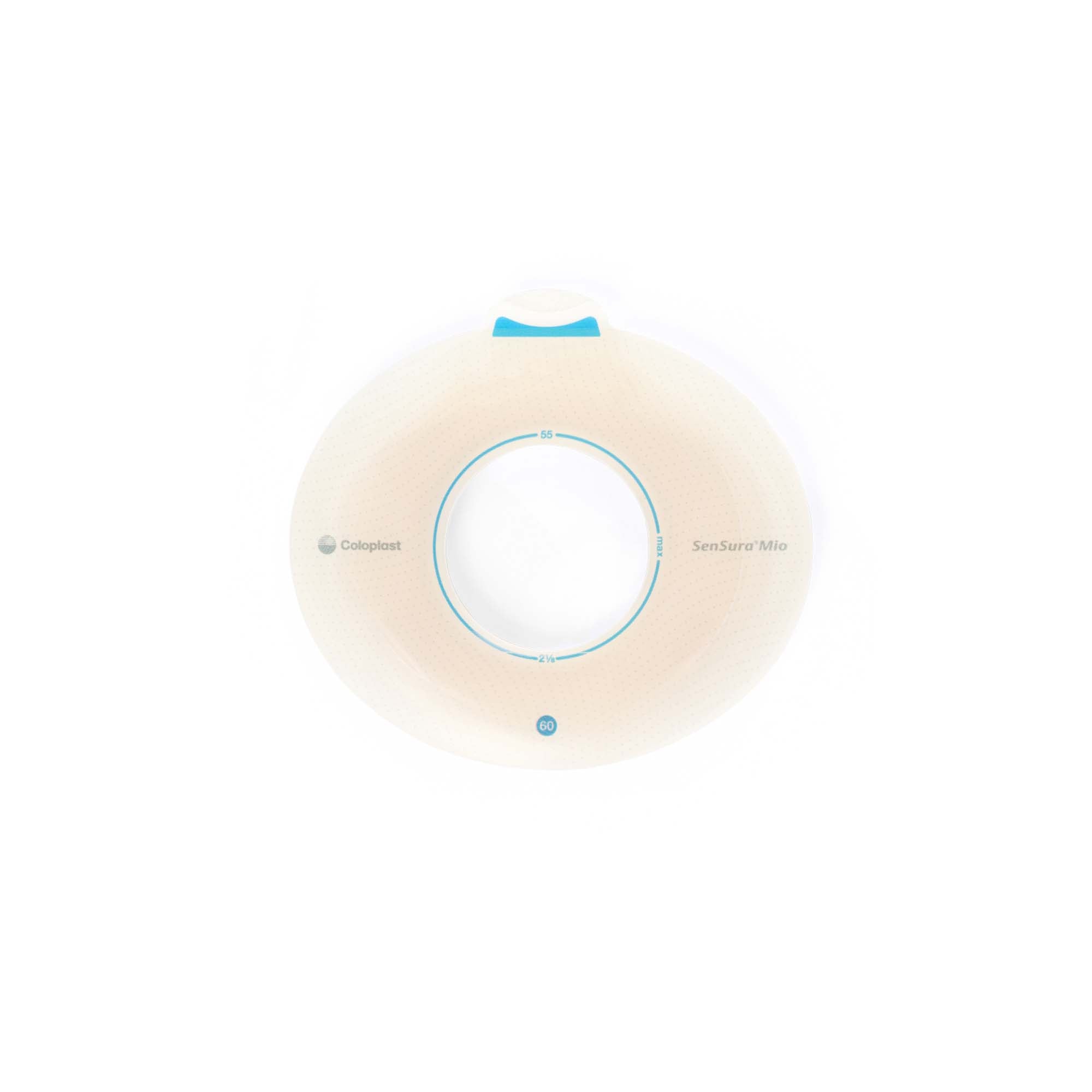 Ostomy Barrier SenSura Mio Click Precut, Extended Wear Elastic Adhesive 50 mm Flange Red Code System 1-1/2 Inch Opening | BOX