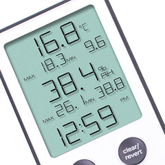 traceable digital thermometer hygrometer for use with hoods storerooms clean rooms incubators drying chambers and environmental cabinets traceable digital thermometer hygrometer mk897971ea