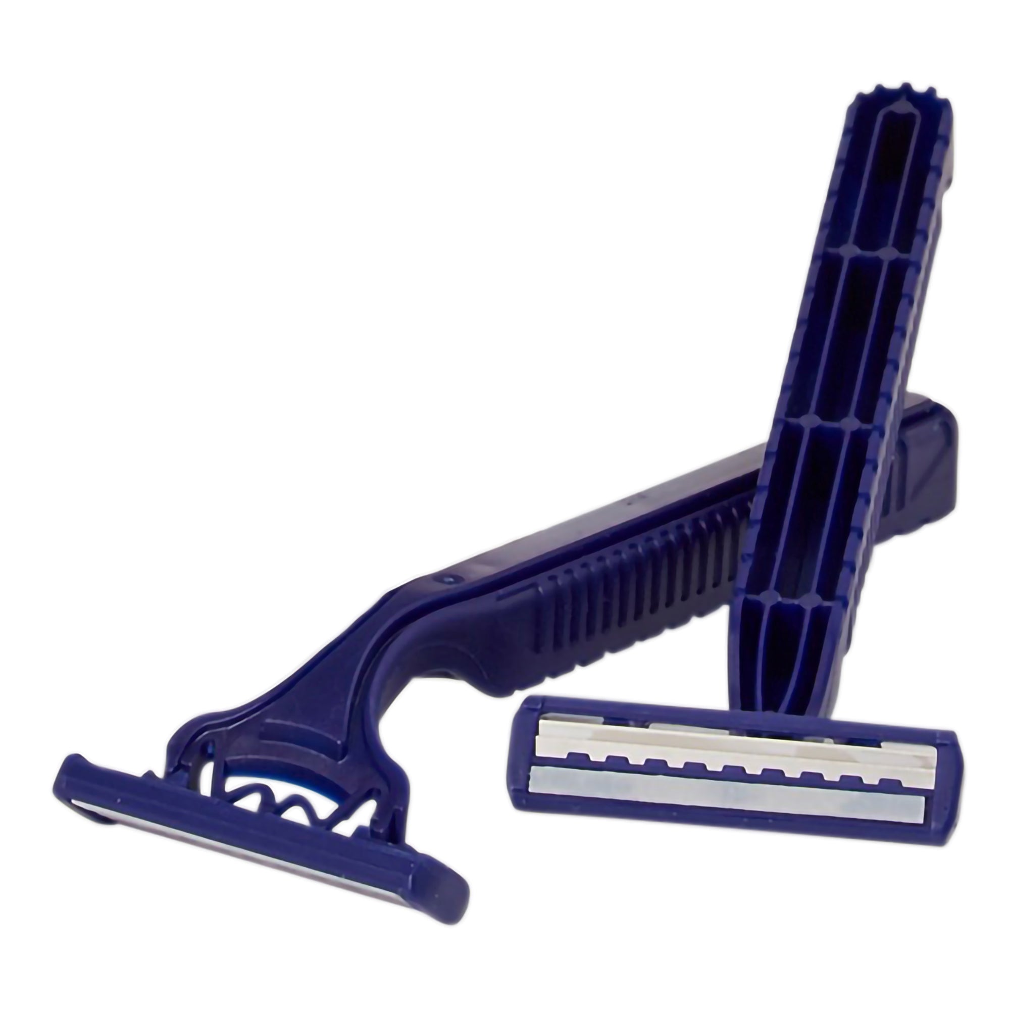 Personal Razor with Lubricating Strip McKesson Single Edge Twin Blade NonSterile Disposable, Packaging Type- Case