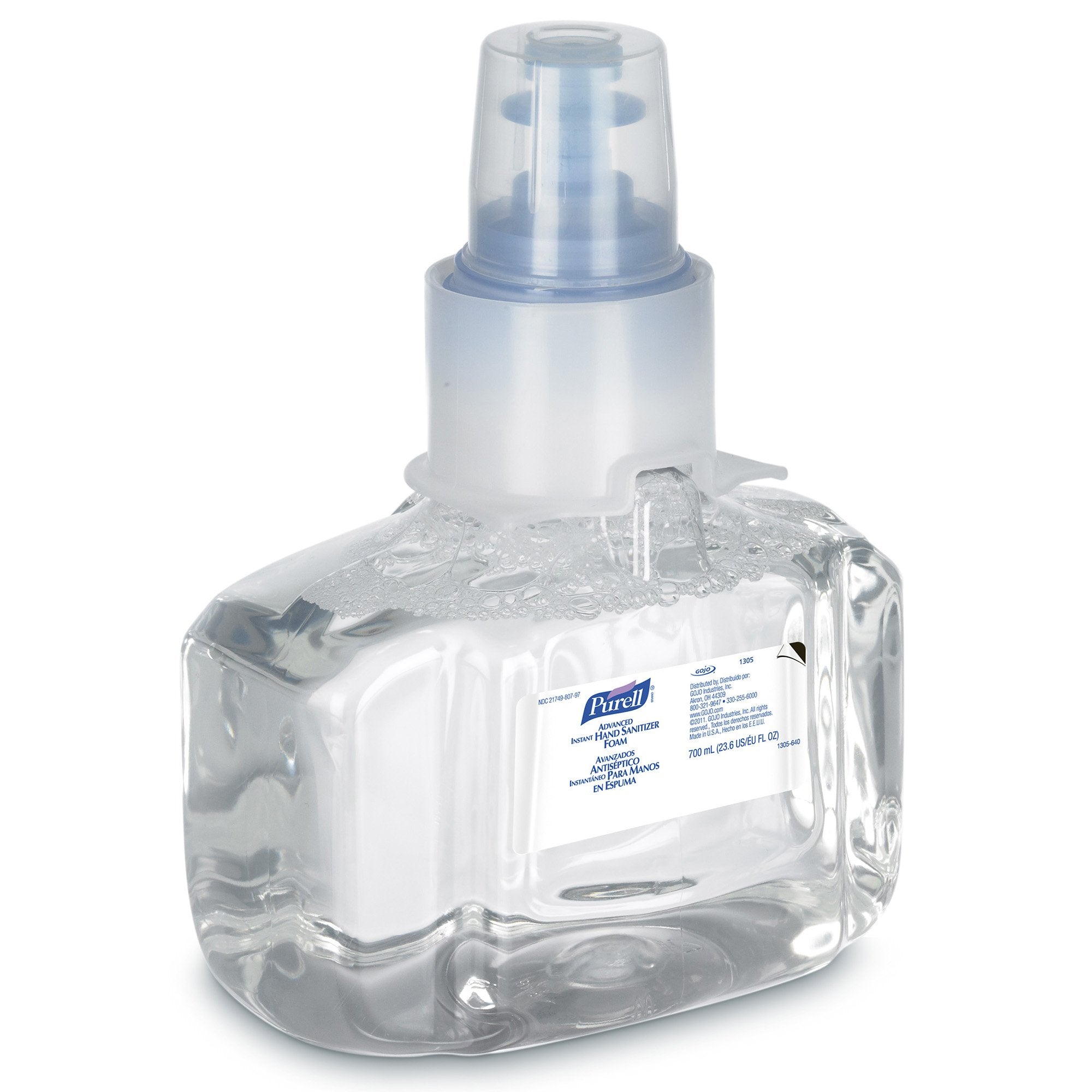 Hand Sanitizer Purell Advanced 700 mL Ethyl Alcohol Foaming Dispenser Refill Bottle