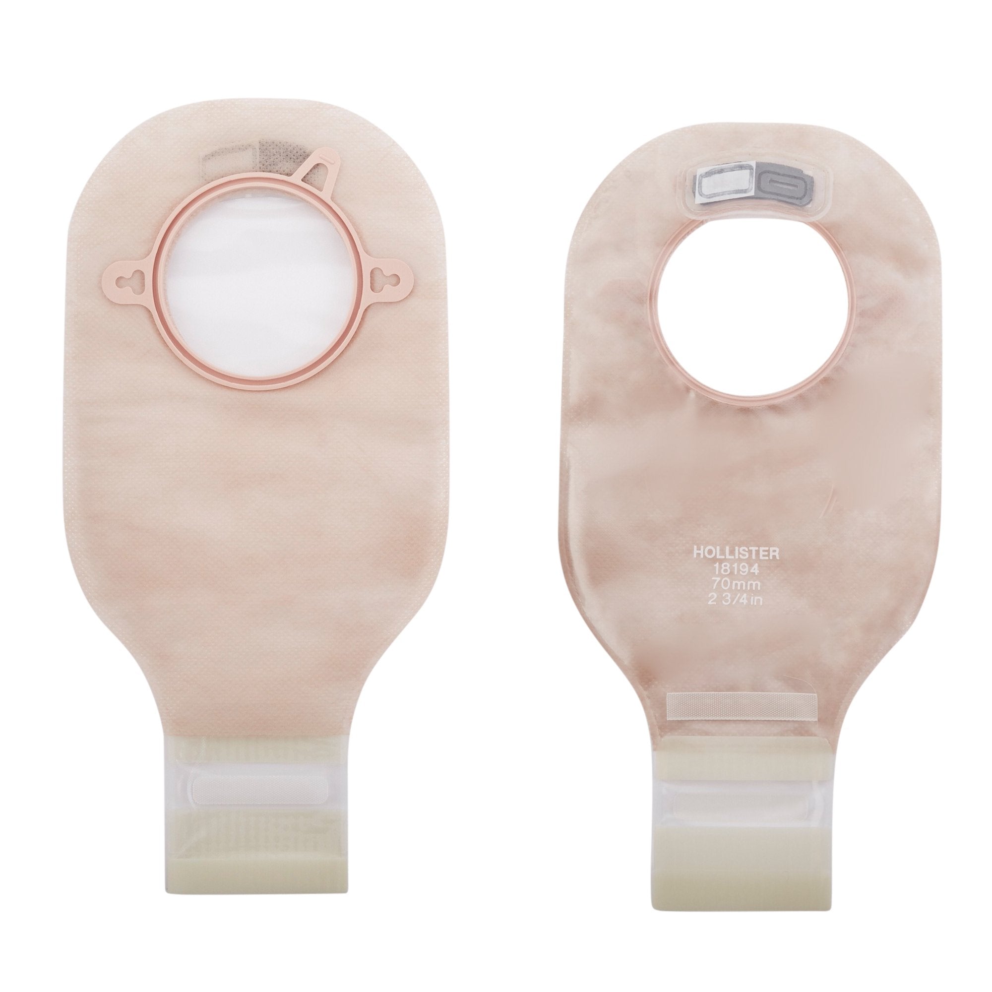 Colostomy Pouch New Image Two-Piece System 12 Inch Length Drainable