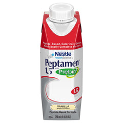Oral Supplement Peptamen 1.5 with Prebio 1 Vanilla Flavor Liquid 250 mL Carton | (24/Case) 1.5 · Pack: EA