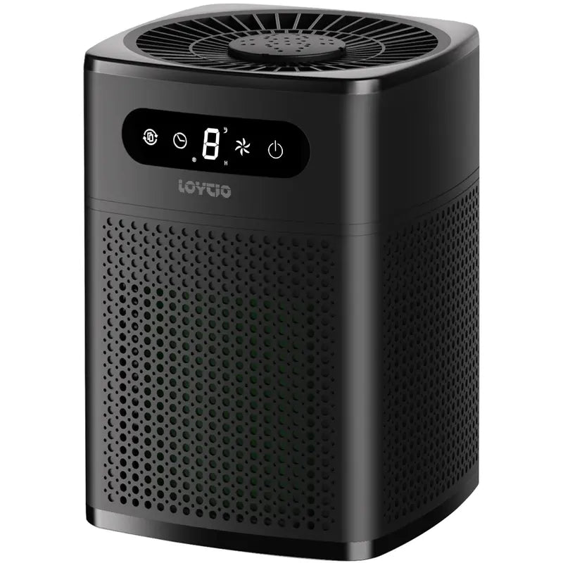 Loytio Air Purifiers for Bedroom, 3 In 1 Filter Cleaner with Fragrance Sponge for Sleep,Smoke, Allergies, Pet Dander,Odor, Dust, Office, Desktop,Portable, HEPA at Speed I. Coremini P White Airpurifier