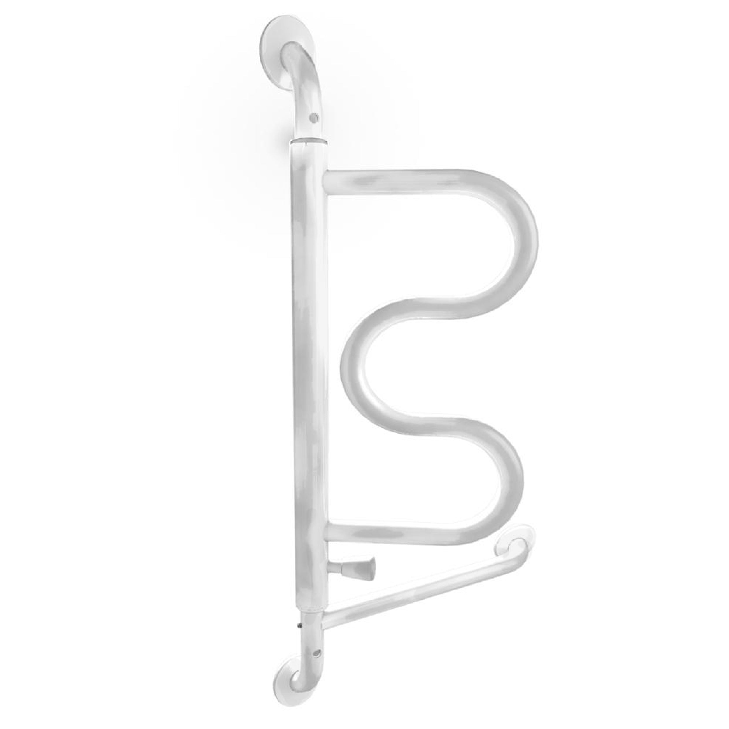 Curved Grab Bar by Stander- Stylish Safety Support for Bathrooms, Easy Grip