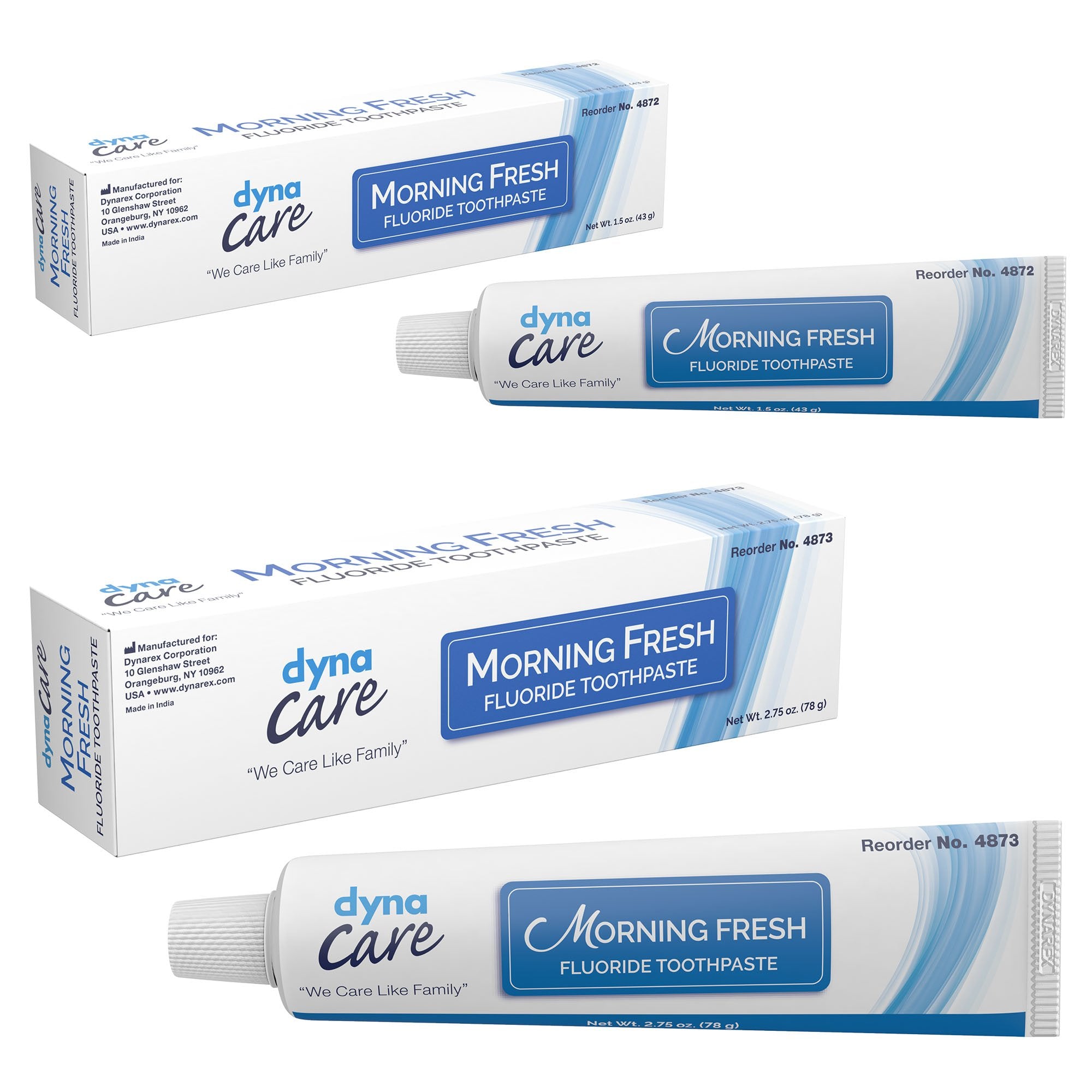 Toothpaste Morning Fresh Mint Flavor 2.75 oz. Tube,Packaging Type- Box