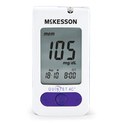 Blood Glucose Meter QUINTET AC 5 Second Results Stores up to 500 Results No Coding Required, Packaging Type - Each