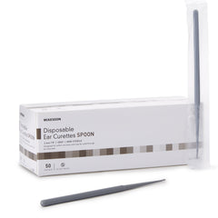 Ear Curette McKesson Handle with Grooves 2 mm Tip Cup Tip, Packaging Type- Case