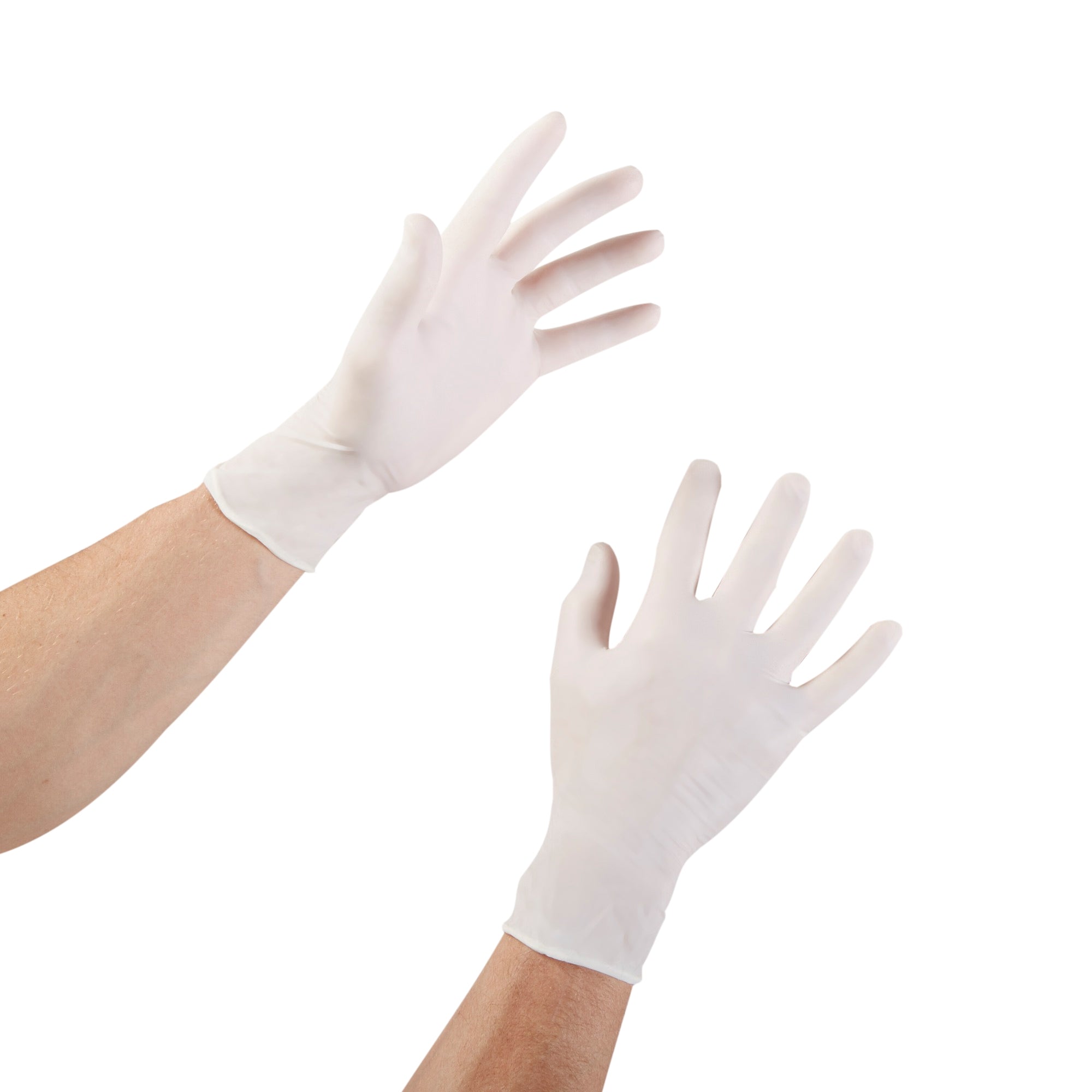 Exam Glove McKesson Confiderm Large NonSterile Latex Standard Cuff Length Fully Textured Ivory Not Rated | 10Box/Case