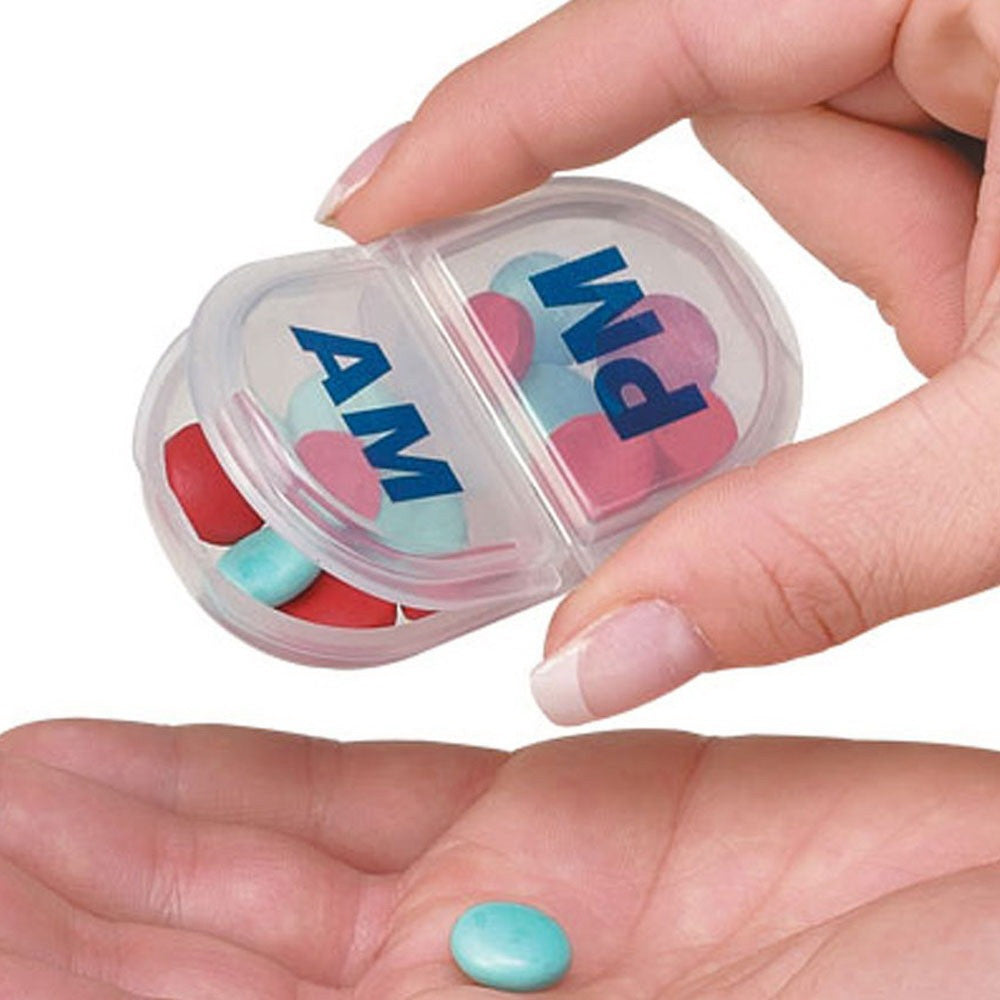 Pill Organizer EZY Dose Pocket-Size 1 Day 2 Dose,Packaging Type- Each