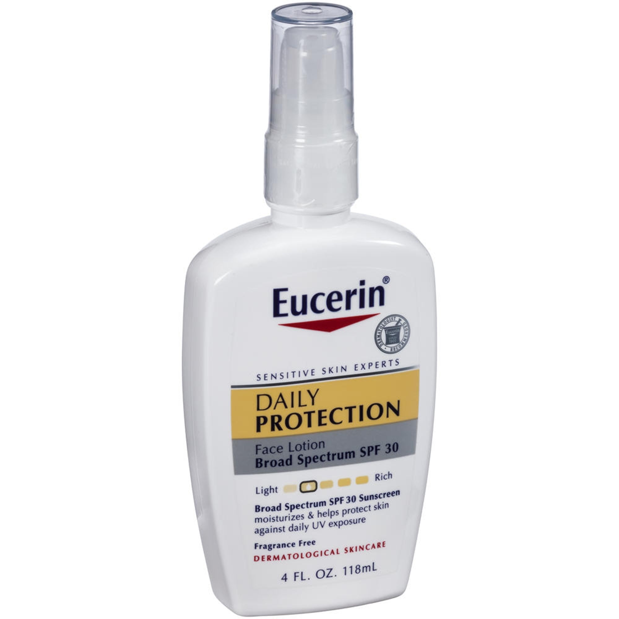Sunscreen Eucerin SPF 30 Lotion 4 oz. Pump Bottle,Packaging Type- Each