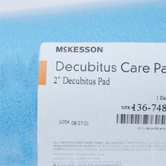 Mattress Overlay McKesson Convoluted Foam 72 L X 33 W X 2 H Inch