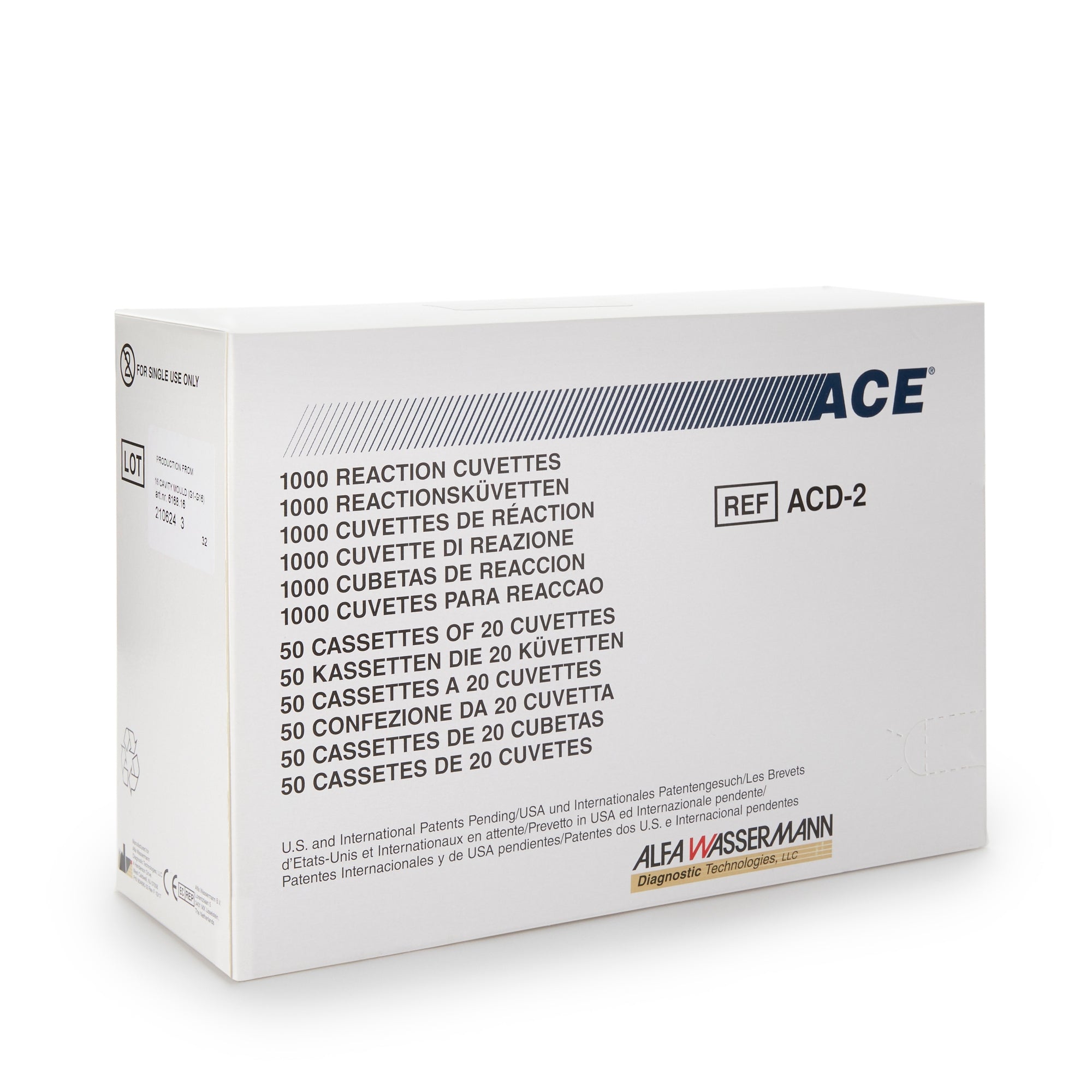 Cuvette For Ace Alera Clinical Chemistry Systems, Packaging Type- Box