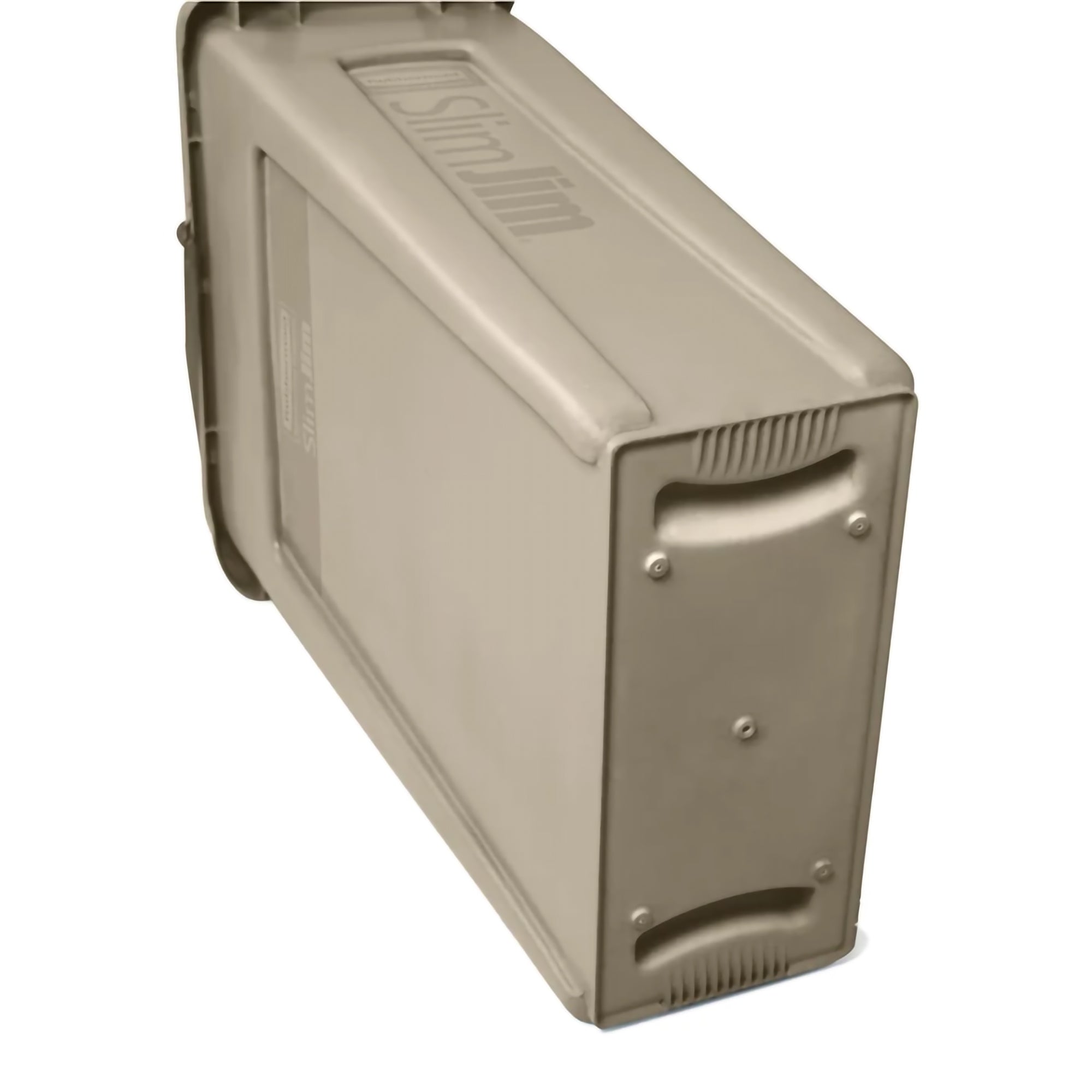 Trash Can Rubbermaid Slim Jim 92 Quart / 23 gal. Beige LLDPE Rectangular,Packaging Type- Each