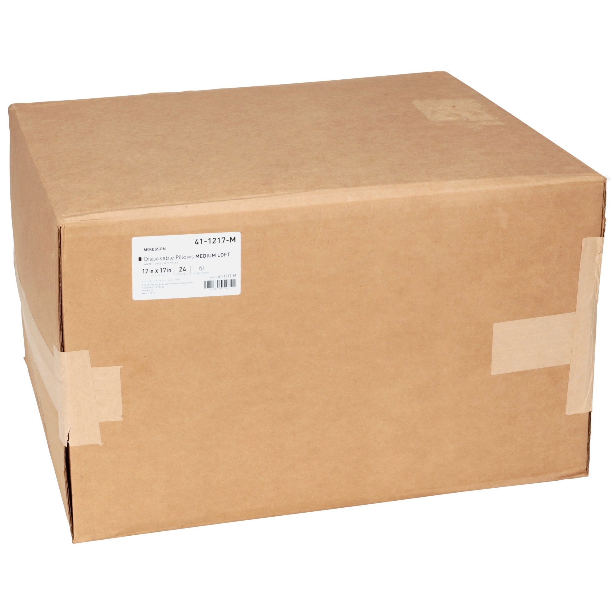 Bed Pillow McKesson 12 X 17 Inch White Disposable