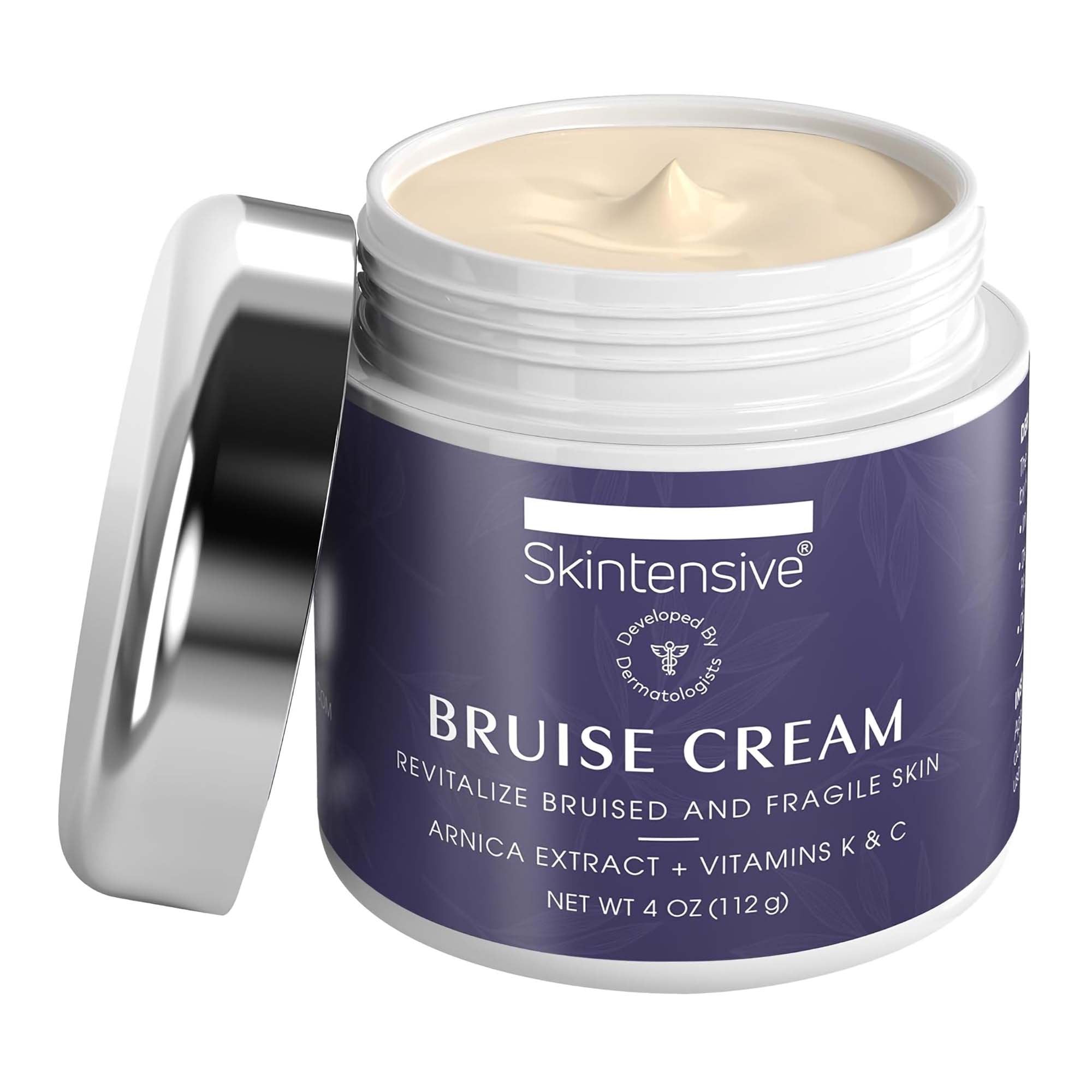 Hand and Body Moisturizer Skintensive Bruise Cream 4 oz. Jar Unscented Cream