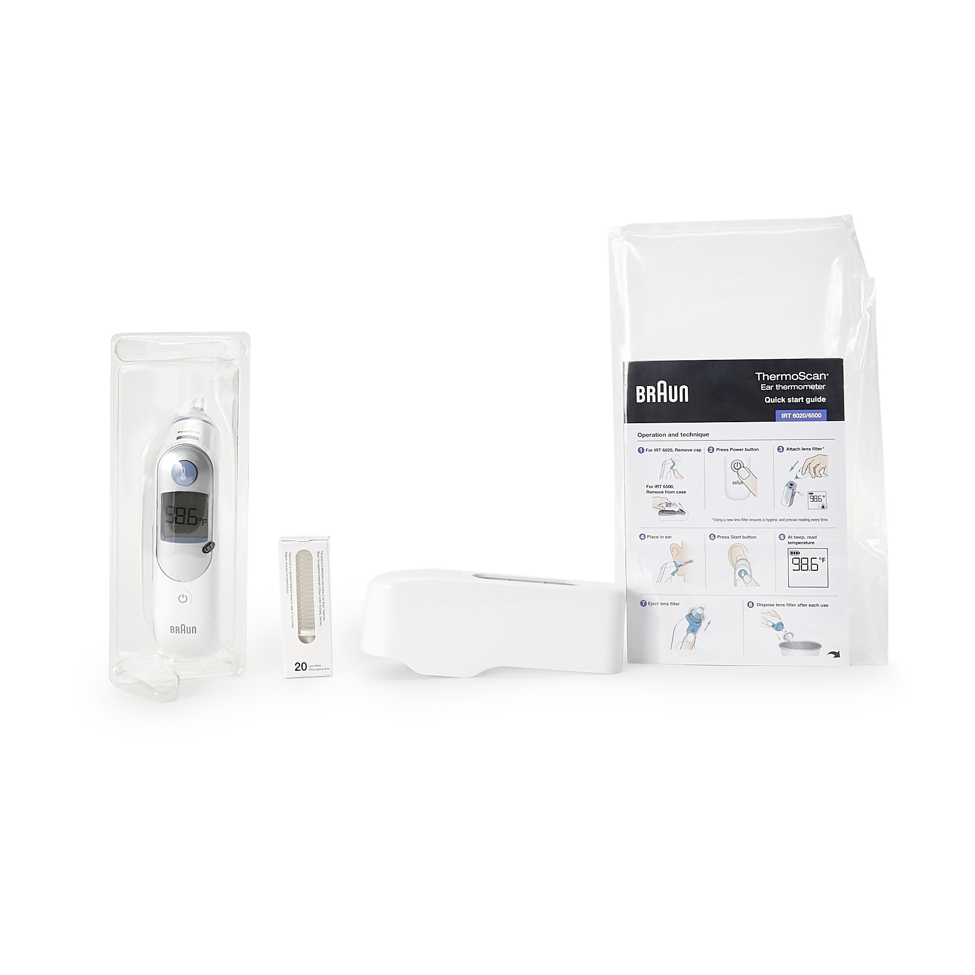 thermoscan ear thermometer braun thermoscan tympanic ear thermometer mk951079ea