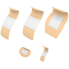 Adhesive Strip Dynarex 1 X 3 Inch Plastic Rectangle Sheer Sterile, Packaging Type- Case