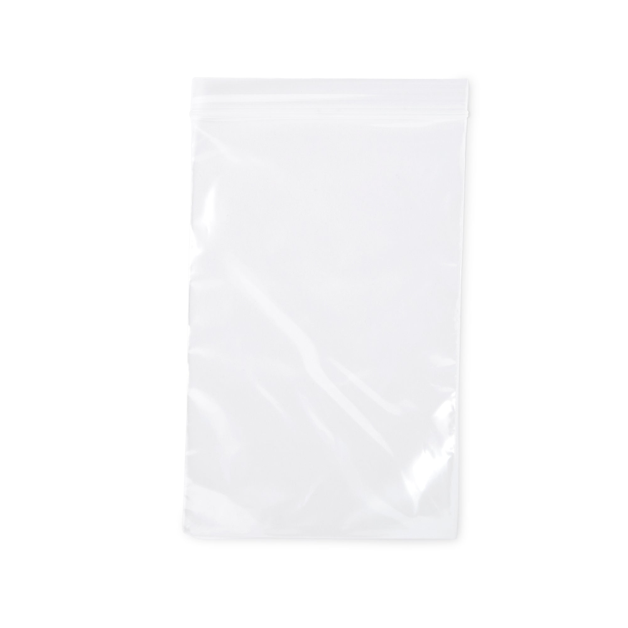 Reclosable Bag McKesson 4 X 6 Inch Polyethylene Clear Zipper Closure