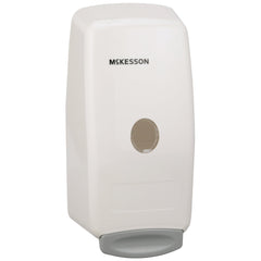 Hand Hygiene Dispenser McKesson White Plastic Manual Push 1000 mL Wall Mount,Packaging Type- Each