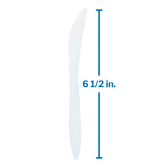 Knife McKesson Medium Weight White Polypropylene, Packaging Type- Case