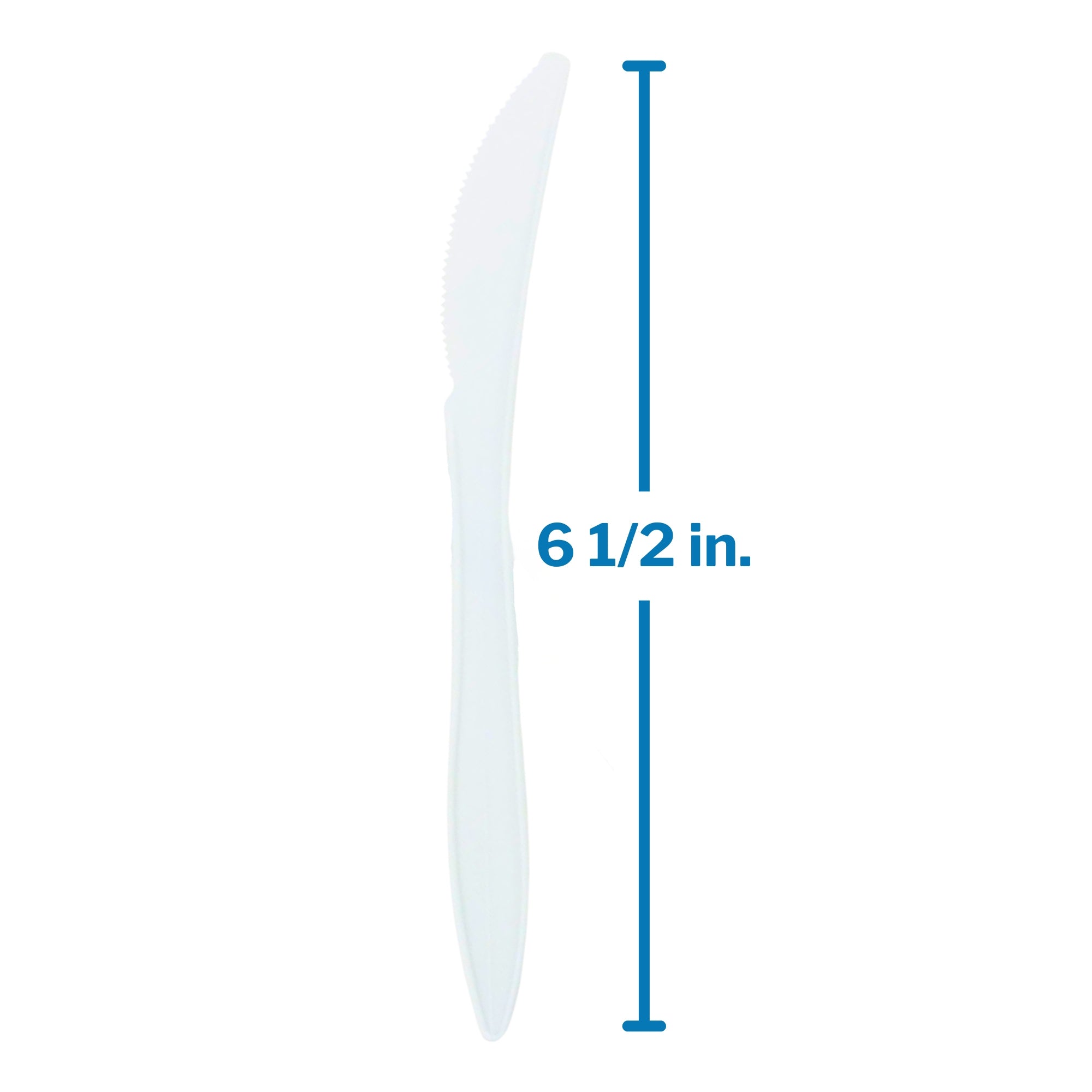 Knife McKesson Medium Weight White Polypropylene, Packaging Type- Case